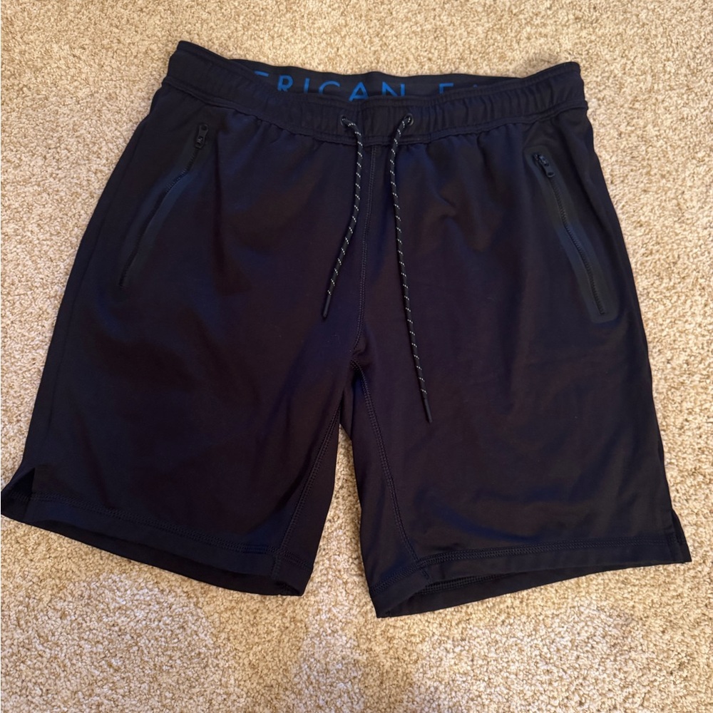 American Eagle Outfitters Black Athletic Shorts